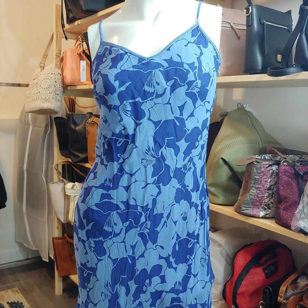 2 for 20 EUC AMERICAN EAGLE BLUE FLORAL DRESS US SIZE 0